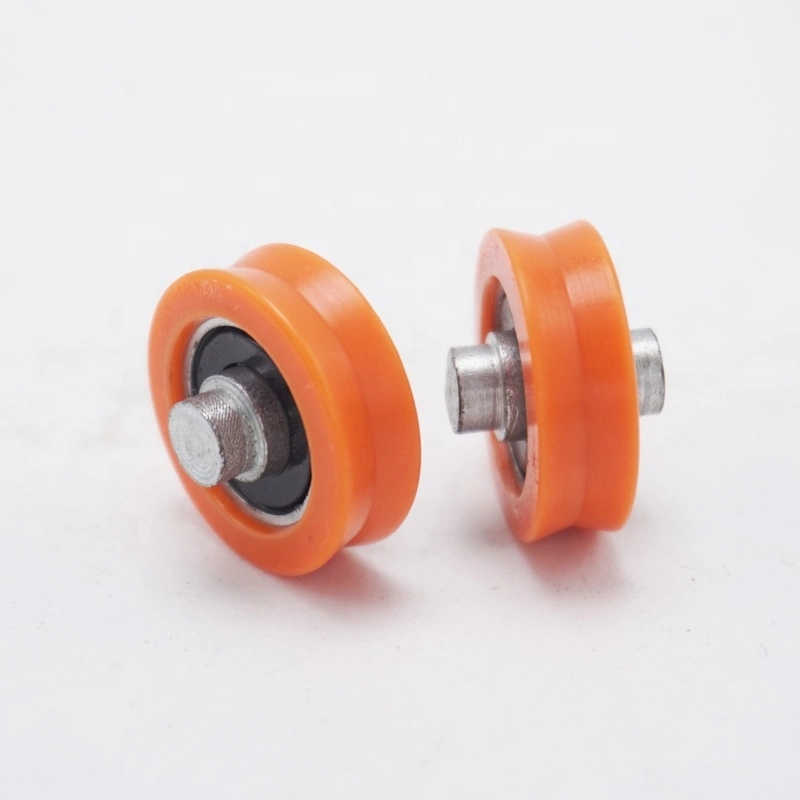 Polyurethane PU Coated Bearings with 625 626 608 as Per Your Drawing Plastic Injection Molded Nylon Door Wheel Door and Window Pulley Wheel UPVC Sliding Window