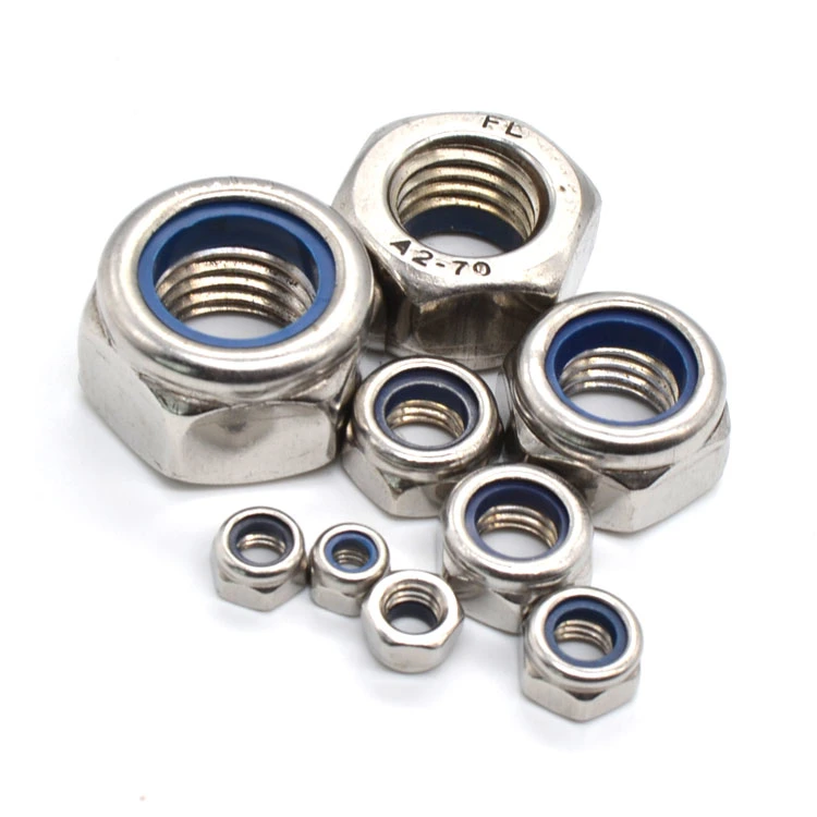 Customized Forged Gr5 DIN985 M4/M5/M6/M8/M10/ 1/20 5/16 3/8 Titanium Nylon Lock Electric Skateboard Truck Kingpin Lock Nut