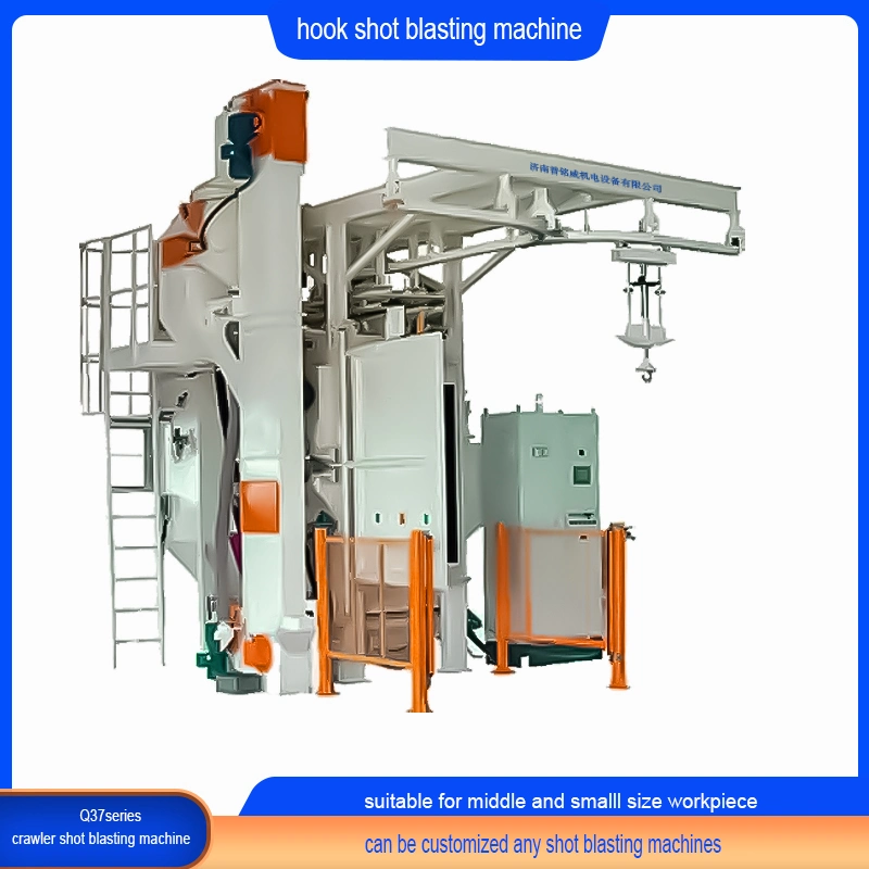 Hook-Typ Schuss Strahlen Reinigungsmaschine mit angemessenen Struktur Layout