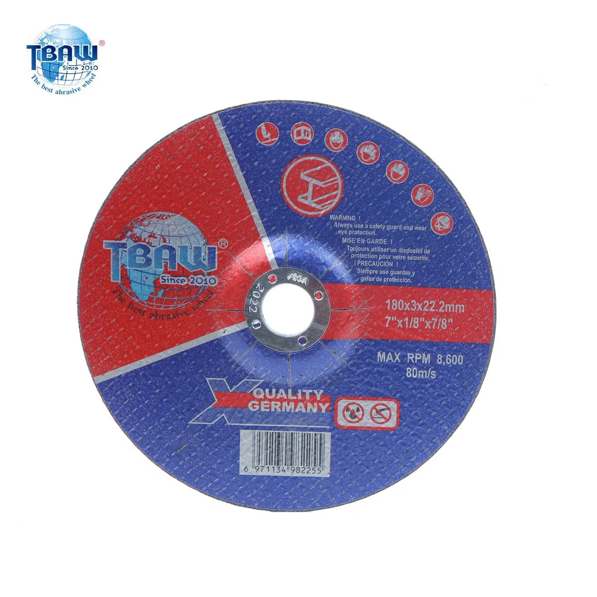 Original Factory Type 27 125mm Thickness 3mm 6mm Metal Abrasive Grinding Wheel