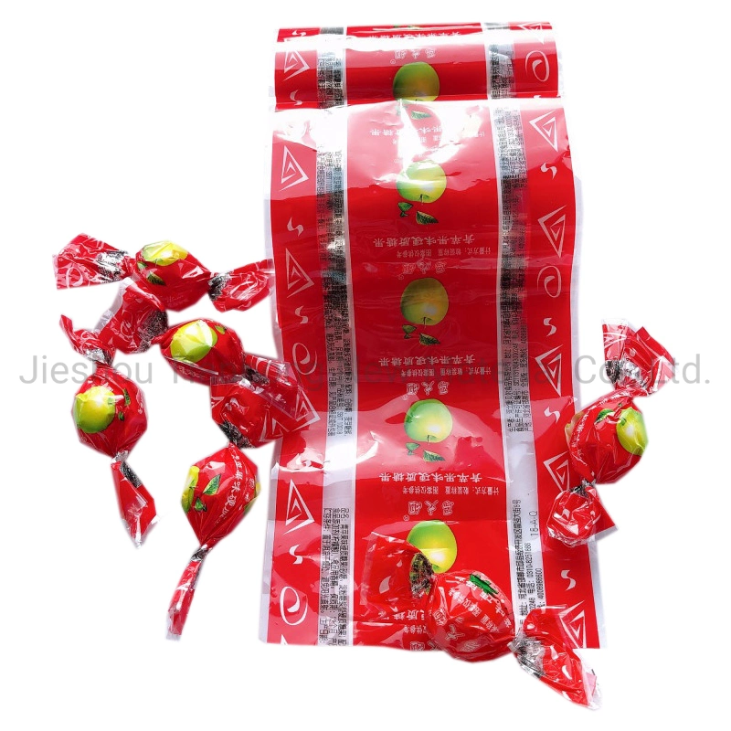 Transparent Pet Twist Film Sweet Hard Candy Wrapper Heat Sealing PVC Confectionery Packaging