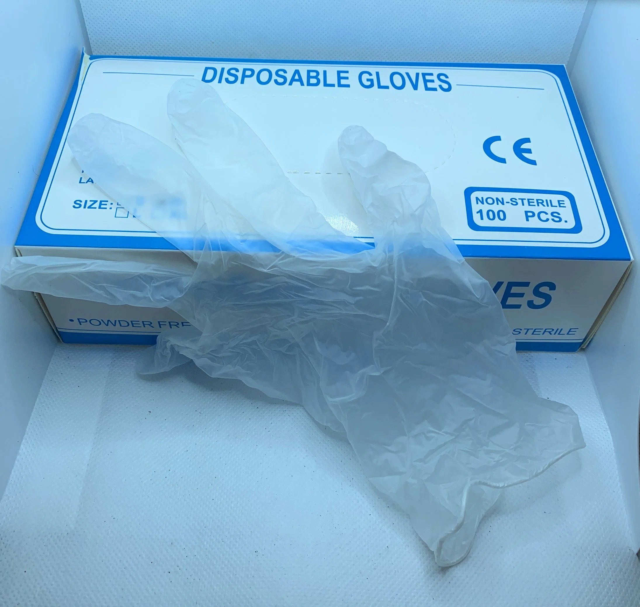 Cheap Disposable PVC Transparent Powder Free Vinyl Examination Gloves