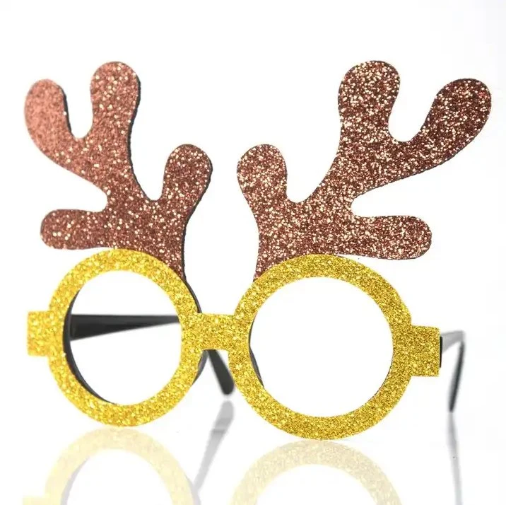 Vende caliente decoraciones de Navidad y el Partido Gafas para niños y adultos