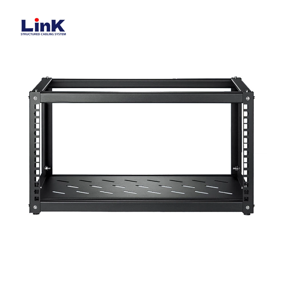 Open Frame Network Rack, Free Standing Desktop Rack for Computer, Media, It Equipment