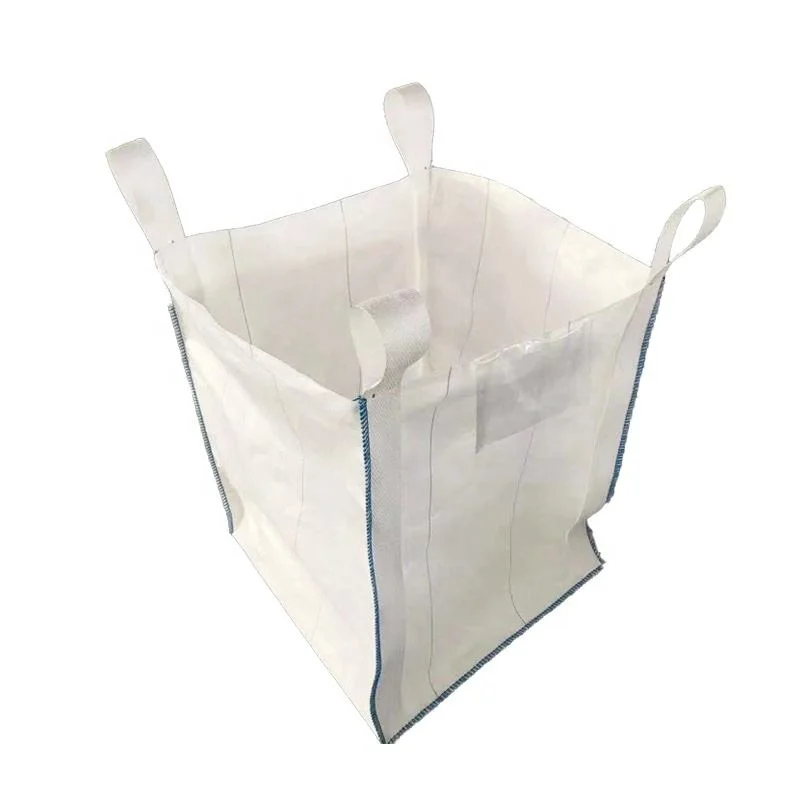 1000 kg - 2000 kg PP deflector entrançado para construção de areia Super Sack Sling Ton Jumbo Bulk FIBC malha de lenha ventilada anti-UV Grande saco