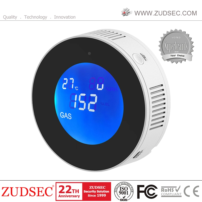 Smart Life APP Control WiFi Smart Combustible Gas Alarm with LCD Display