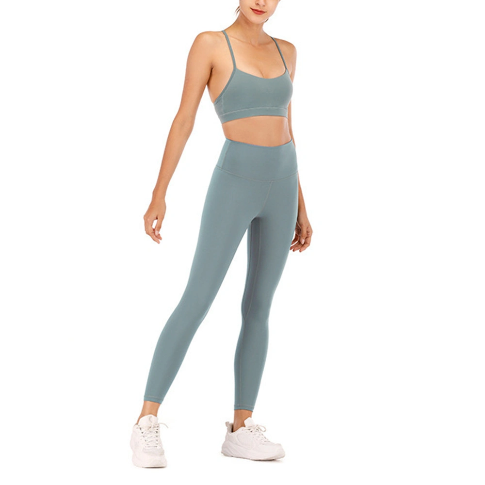 Conjunto de ioga de verão vestuário de ginásio para t-shirt de running Top Crop Sports Partes de cima de exercício da aptidão do workout camisolas traseiras do Sexy