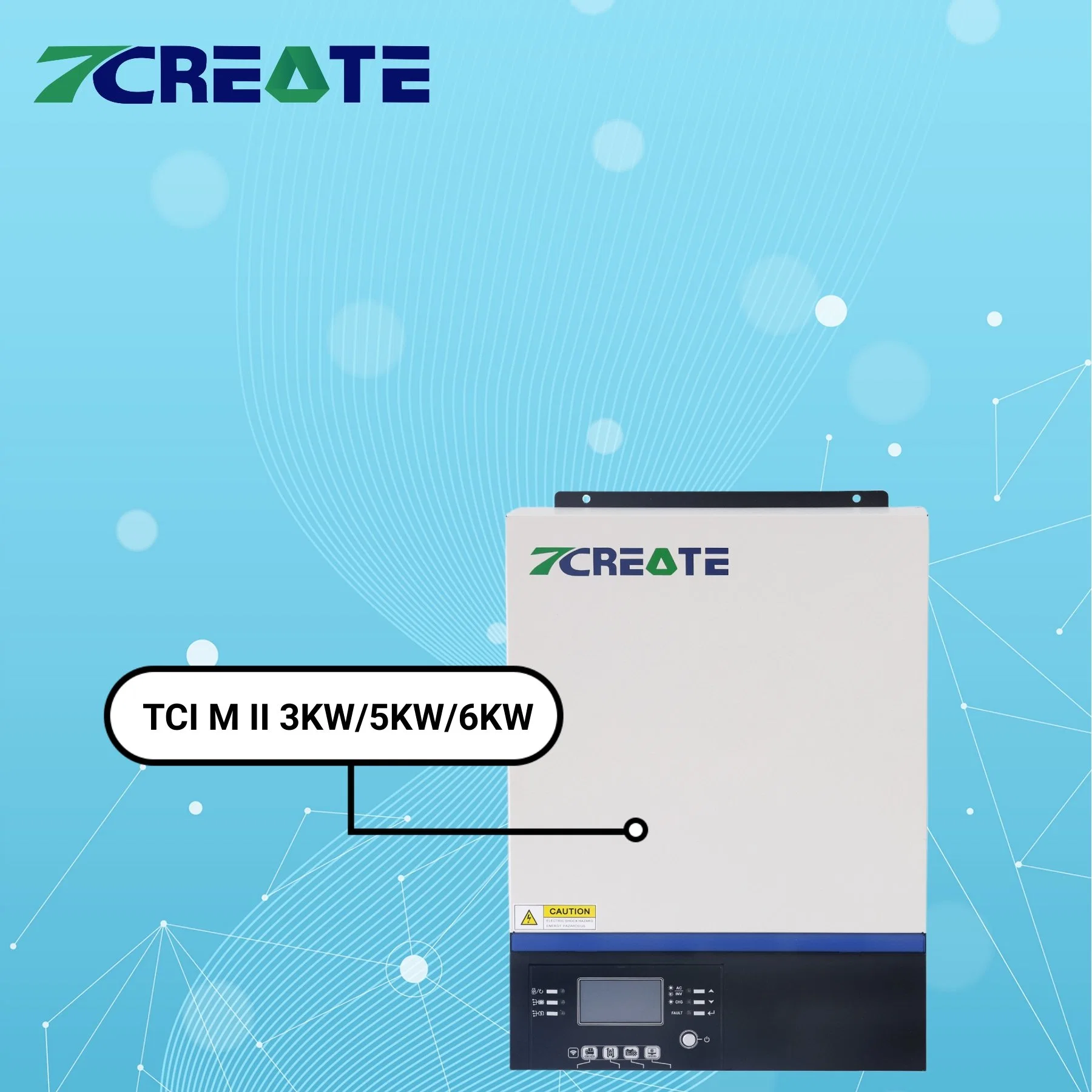 T-Create CE Approval Solar Pure Sine Wave Power Hybrid Inverter