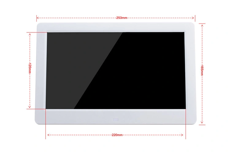 Factory OEM Super Slim Electronic Picture Album 10 Inch Digital Photo Frame with Motion Sensor