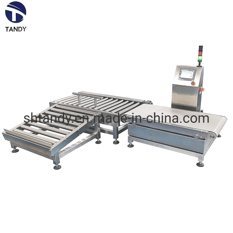 Food Processing Line Weight Sorting Checking Weigher