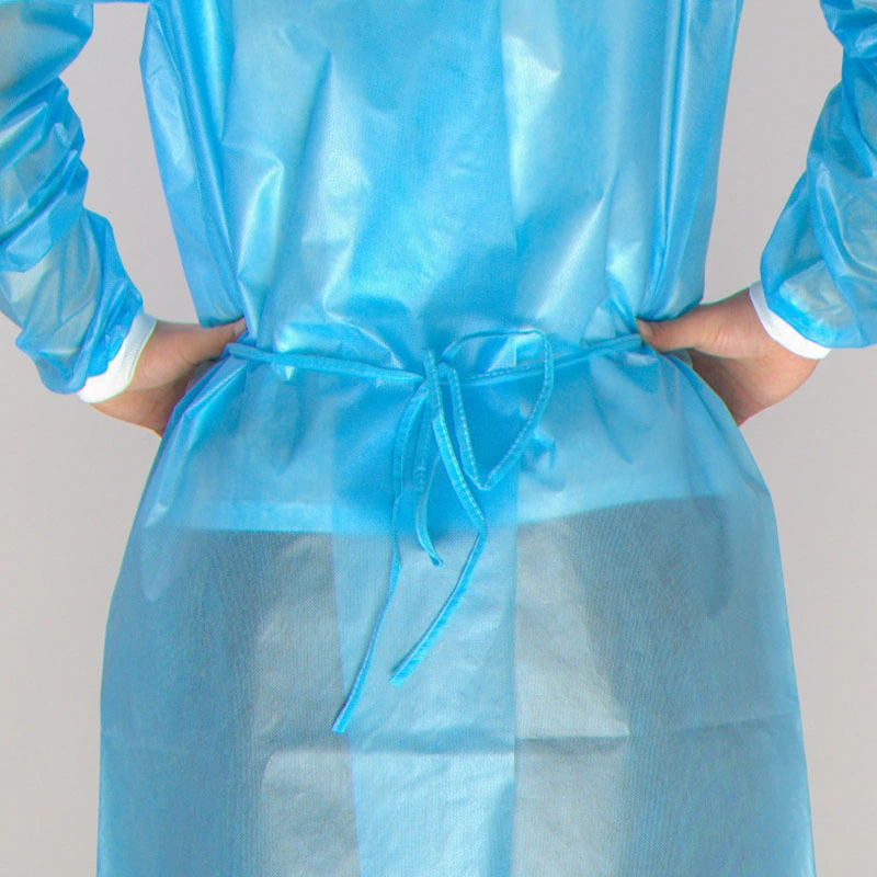 Non-Woven Machine Medical Isolation Coat Safety PP Separate Disposable Best Selling Products Cheep Waterproof ISO