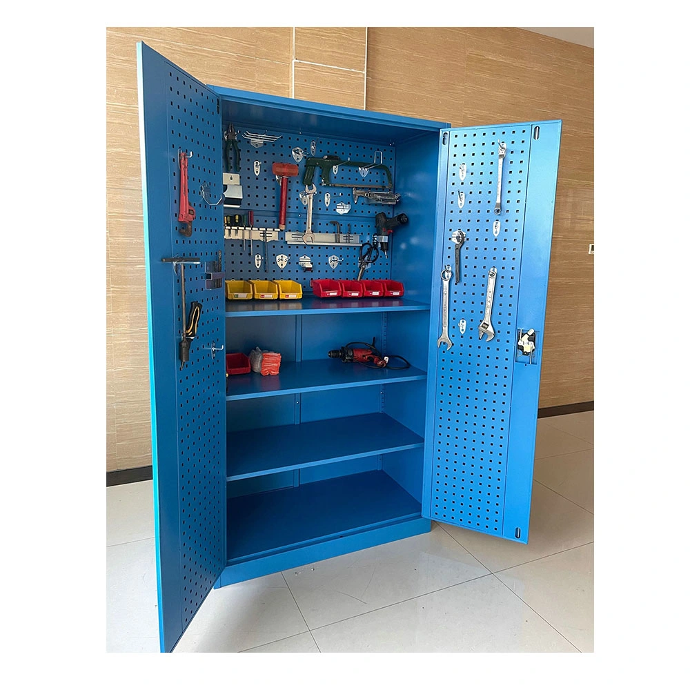Fas-T01 семинара оборудованием для хранения данных 2 металлический распашной двери гаража стальной шкаф для хранения прибора шкафа электроавтоматики