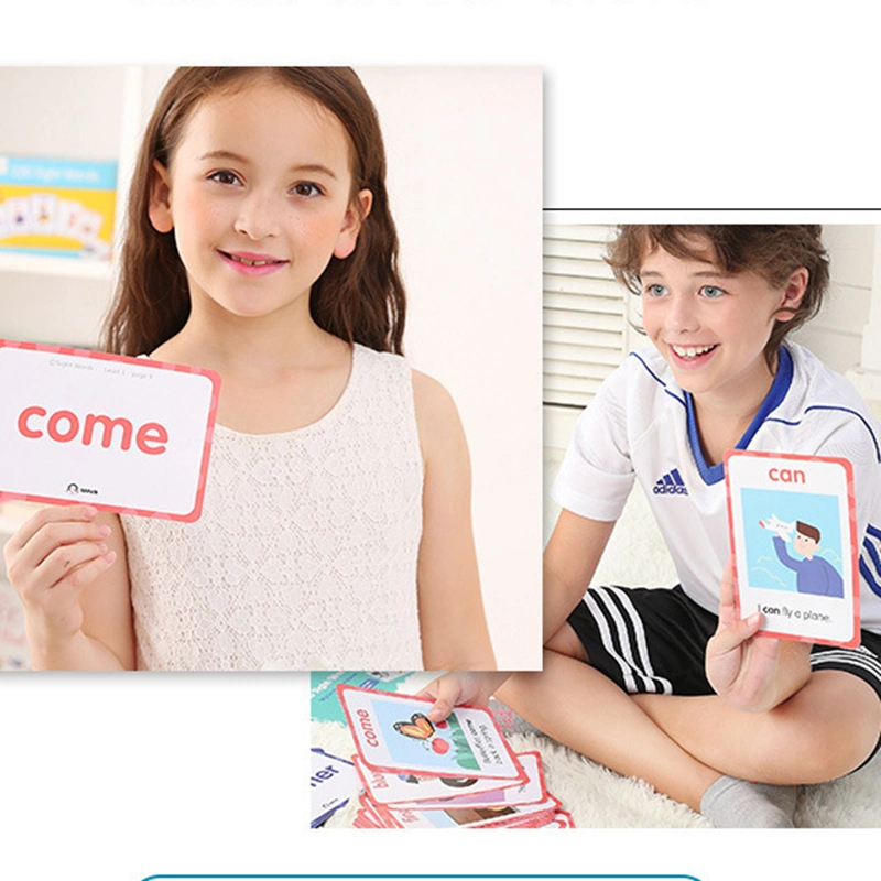 Custom Printed Card Children Animal Standard Educational Learning Flash Cards