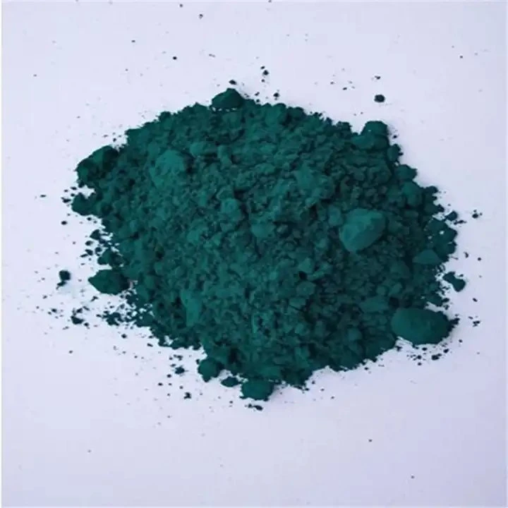 High-End Technology Manufacturing Glass Iron Oxide Compound Ferric Pigments Green