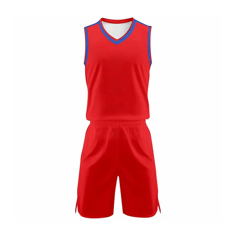 Custom Polyester Mesh Reversible Team Set Sublimation Basketball Uniform Shirt and Short