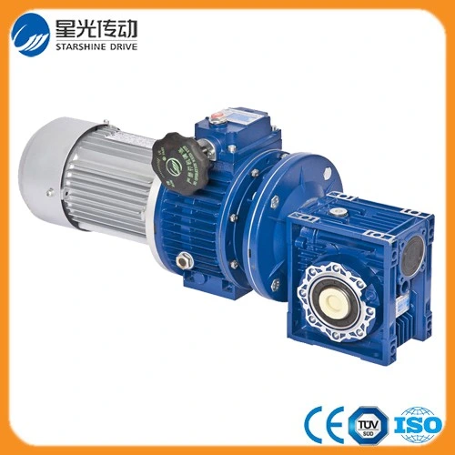 Transmission Parts Stepless Variator with Worm Gearbox