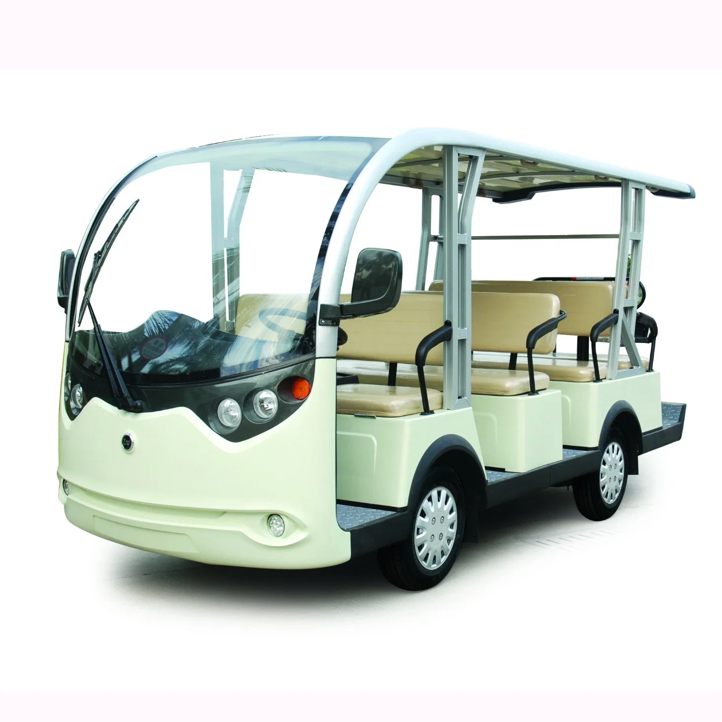 Tourist Shuttle Four-Wheel Electric Bus 11 Passenger Electric Utility Vehicle