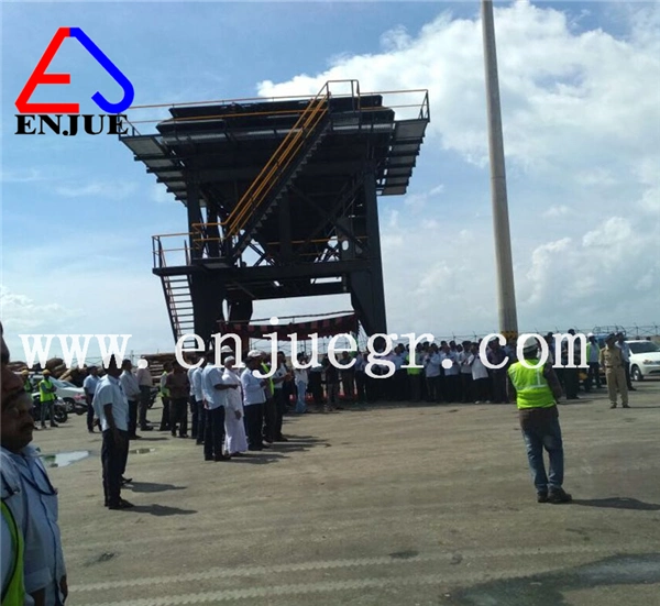 Jetty Use Double Truck Bulk Cargo Dedusting Loading Unloading Hopper