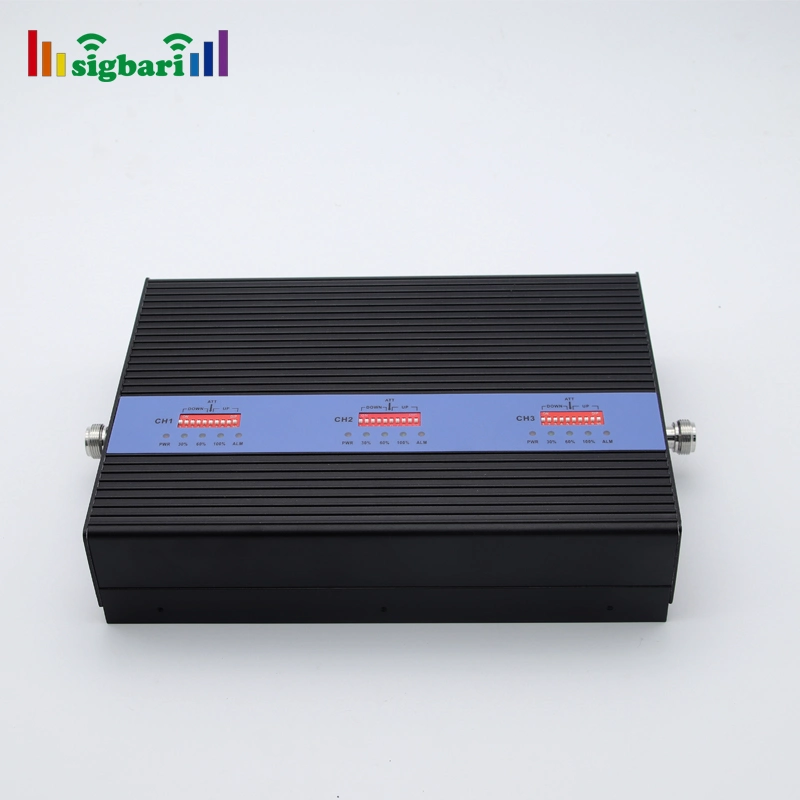 2020 Mobile Signal Booster (معزز الإشارات المحمولة) بقدرة 80 ديسيبل (High Gain)، 1800 2100 2600 MHz Tri-Band DCS WCDMA FD-LTE 2g 3G 4G LTE المعزز