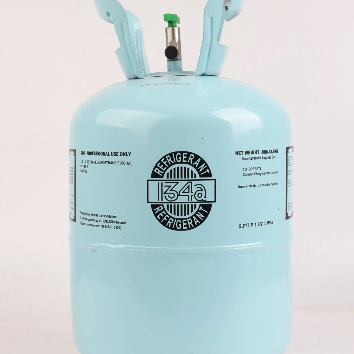 Original Factory Refrigerant Gas R134A 13.6kg for Aerosol Propellants and Flame Retardants in Commercial Refrigeration