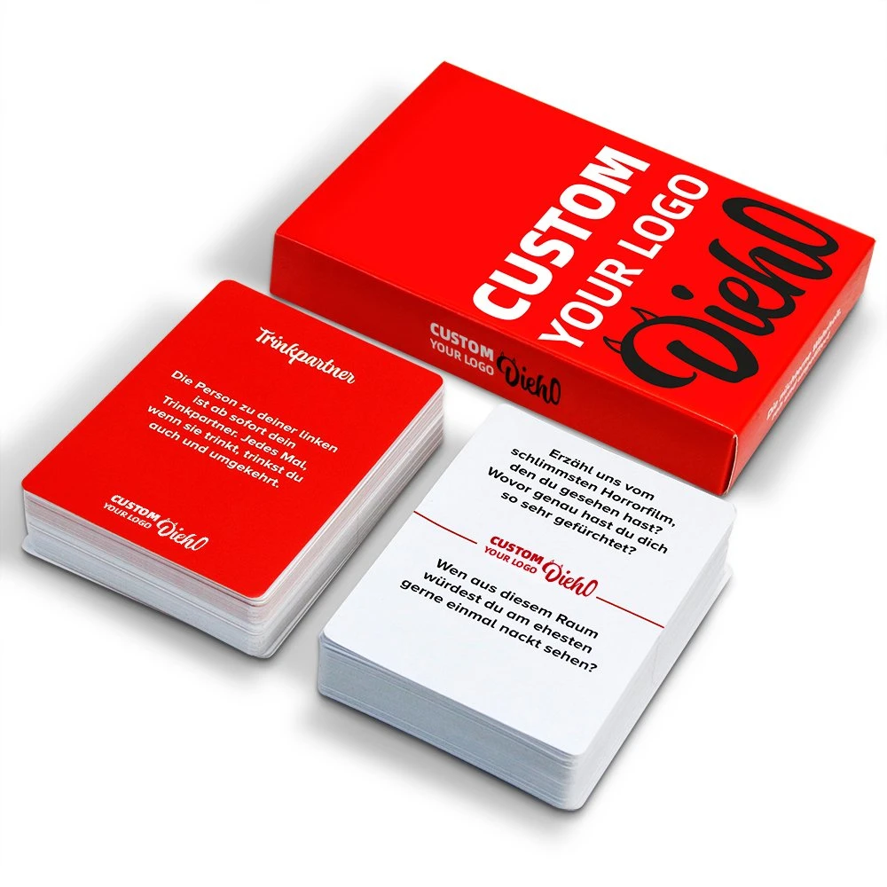 Hochwertige Maßgeschneiderte Board Game Cards Druck Lieferant Spielen Custom Kartenspiel mit Würfeln drucken