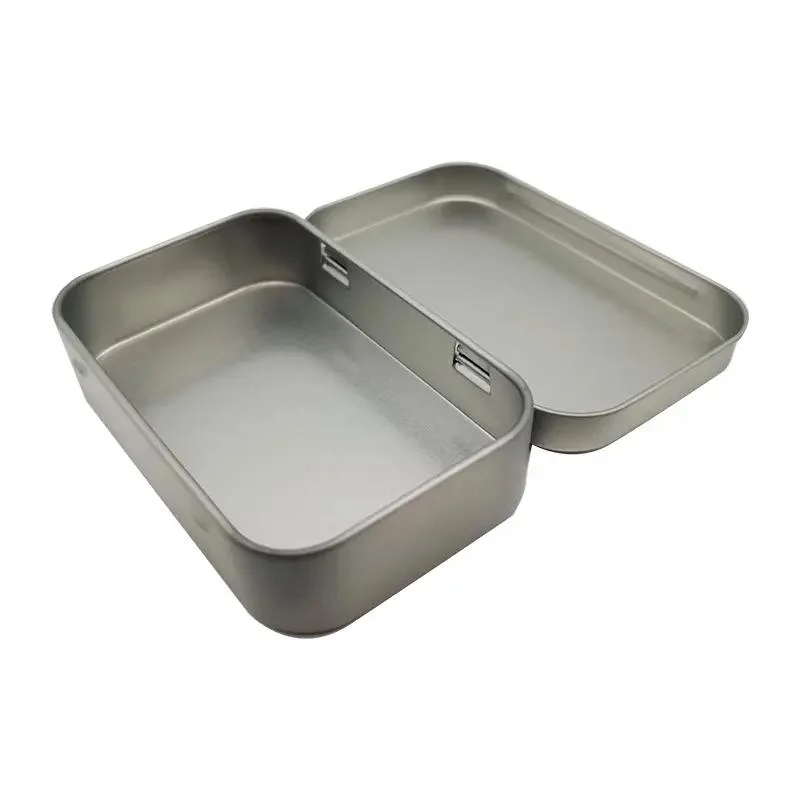 High-Quality Tinplate Material Storage Tea, Fruit, Candy Custom Clam Shell Tin Box