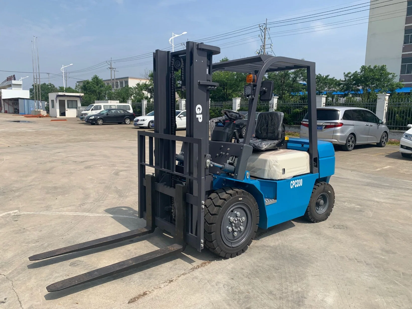 Low Mast Used Forklift Toyota 3 Ton Diesel Manual Forklift Cpcd30 for Hot Sale