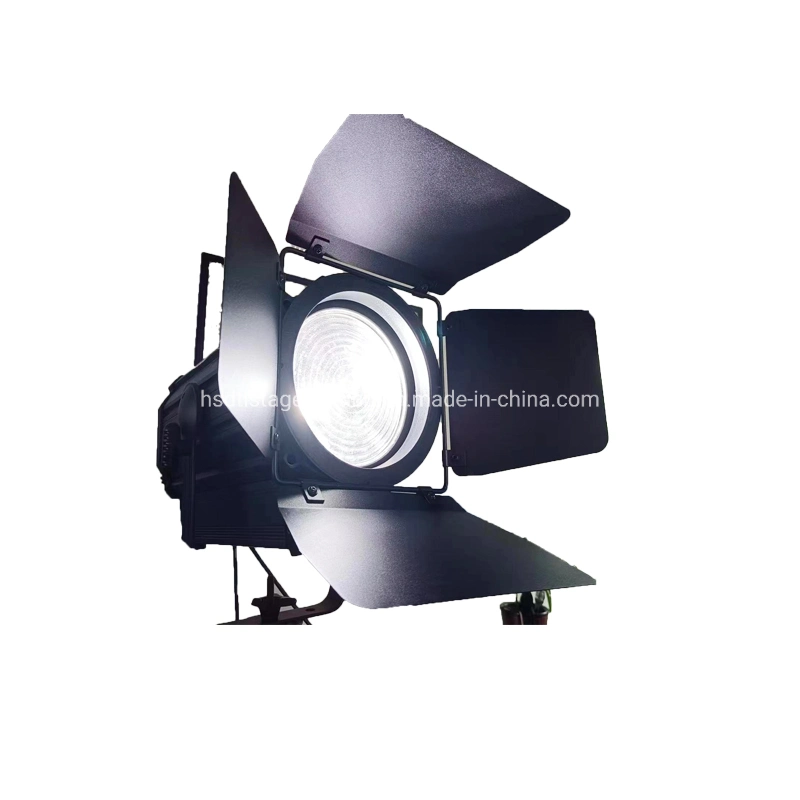 High Brightness COB LED 200W Fresnel LED Studio Theater Light 3200K Warm White Face Lighting for Stage