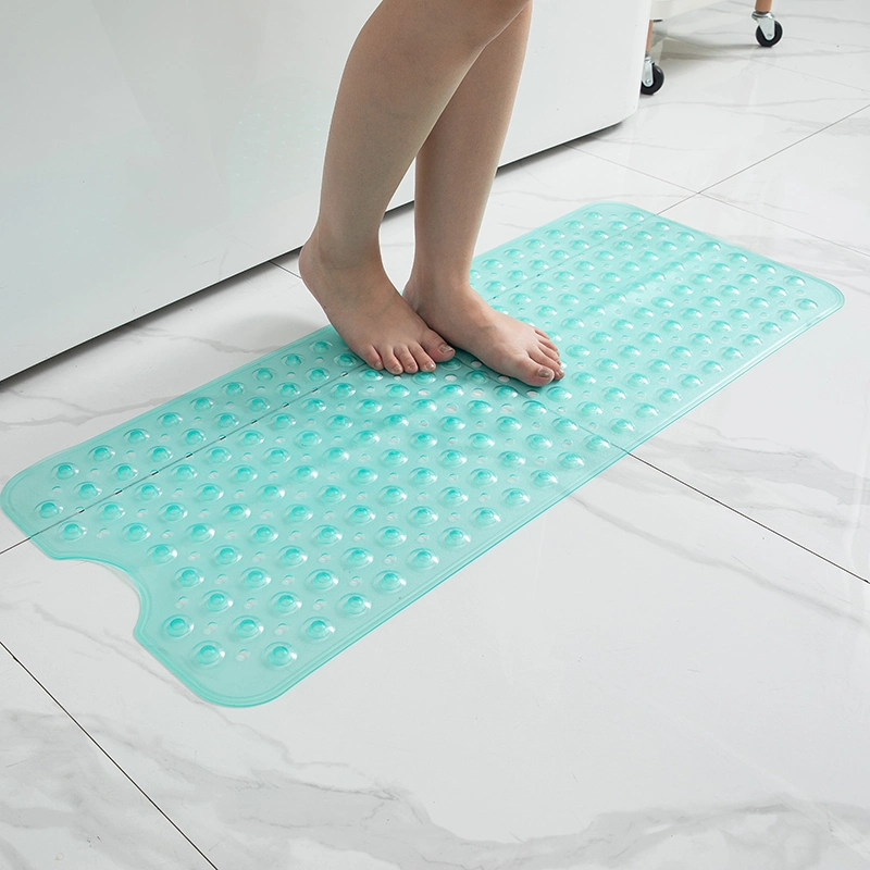 Tapis de salle de bain antidérapant pour salle de douche en plastique PVC Tapis de douche avec bain bouillonnant et zone humide