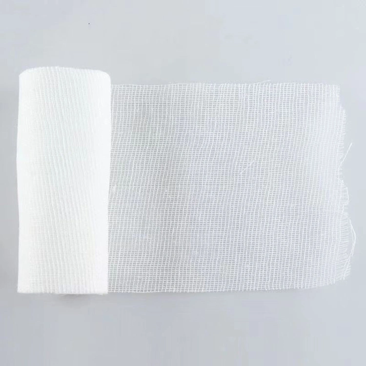 Hochwertige sterile atmungsaktive medizinische Gaze Bandage mit CE Medical Dressings Rolls