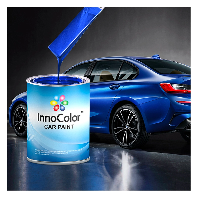 Acrylic Car Paint Coating Auto Refinish 1K Silver Metallic PU Polyurethane Car Spraying Paint for Car Care Repair Product