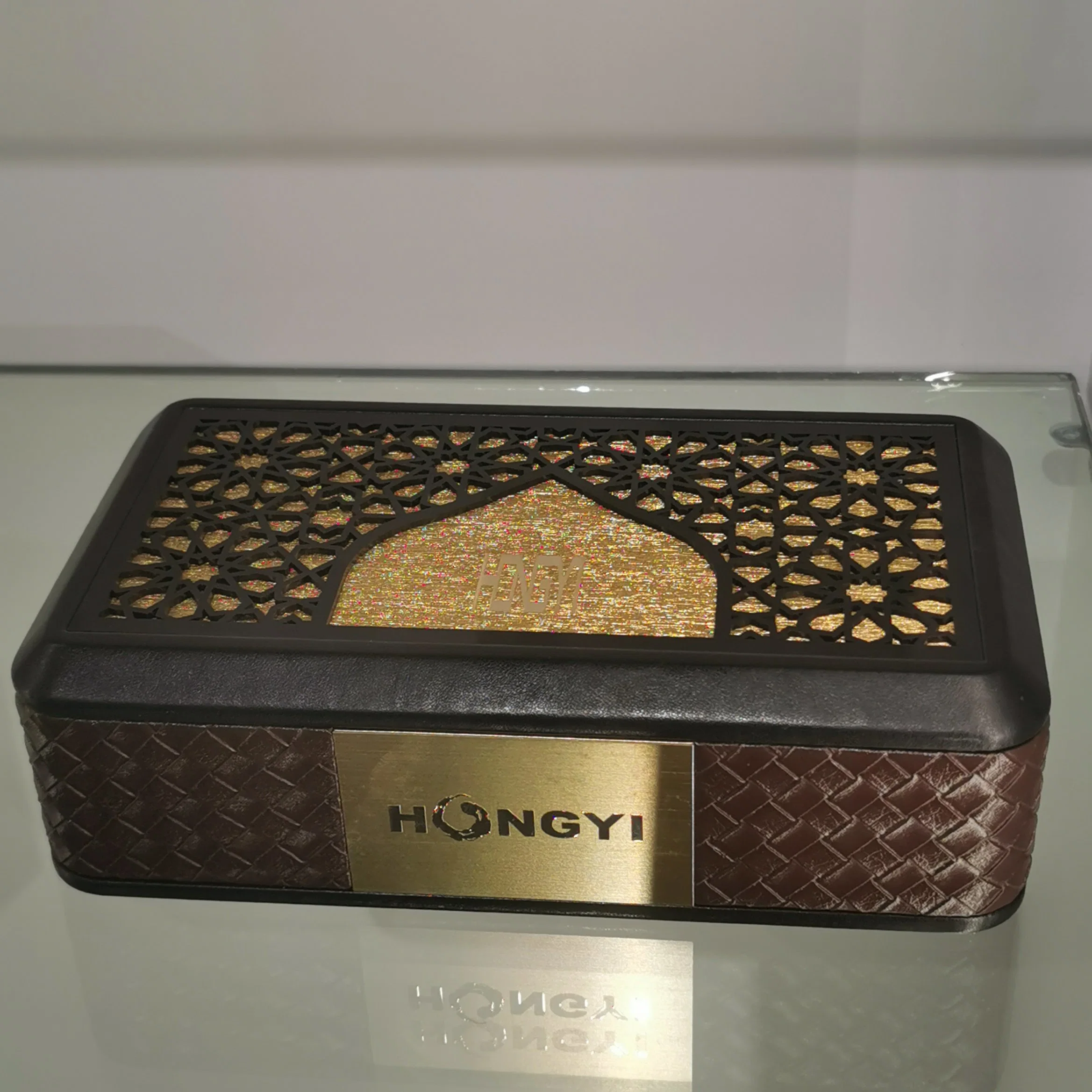 Hongyi Elegant Girl Gift Jewelry Display Case Smart Jewelry Box with Lock Customized China MDF Home Fragrances