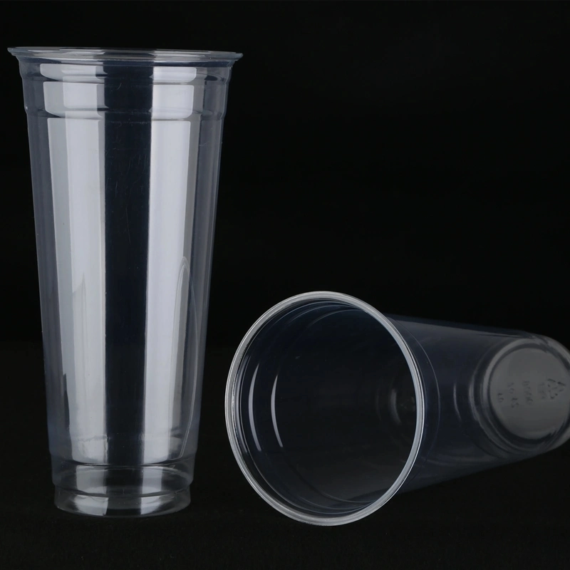 Disposable Customtake Away Lids Cup Cold Bubble Tea 700 Ml Boba U Cup PLA Beverage Plastic Cups