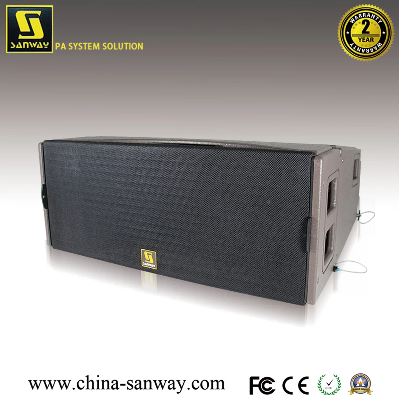 Dual 12" 3-Way Kudo Style Professional Line Array Speaker PRO Audio