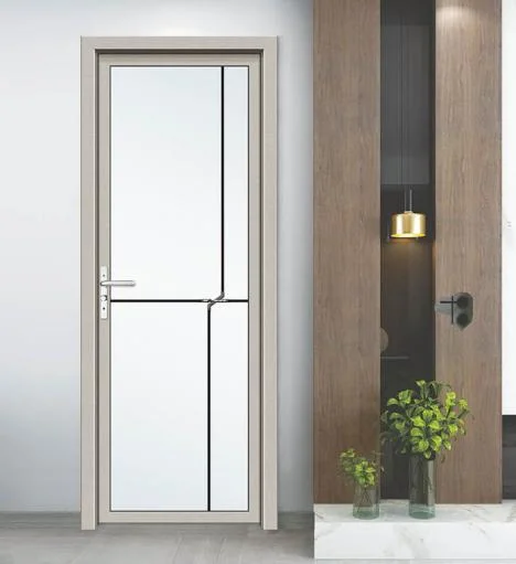 Fábrica Venta importación Swing Puerta con Artesanía vidrio SS 304 Mango