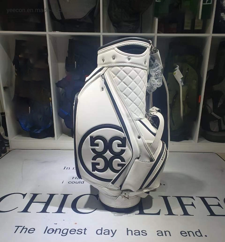 Golf Bag Golf Equipment Bag Golf Clud Bag High quality/High cost performance  PU Leather Waterproof Bag White Blue