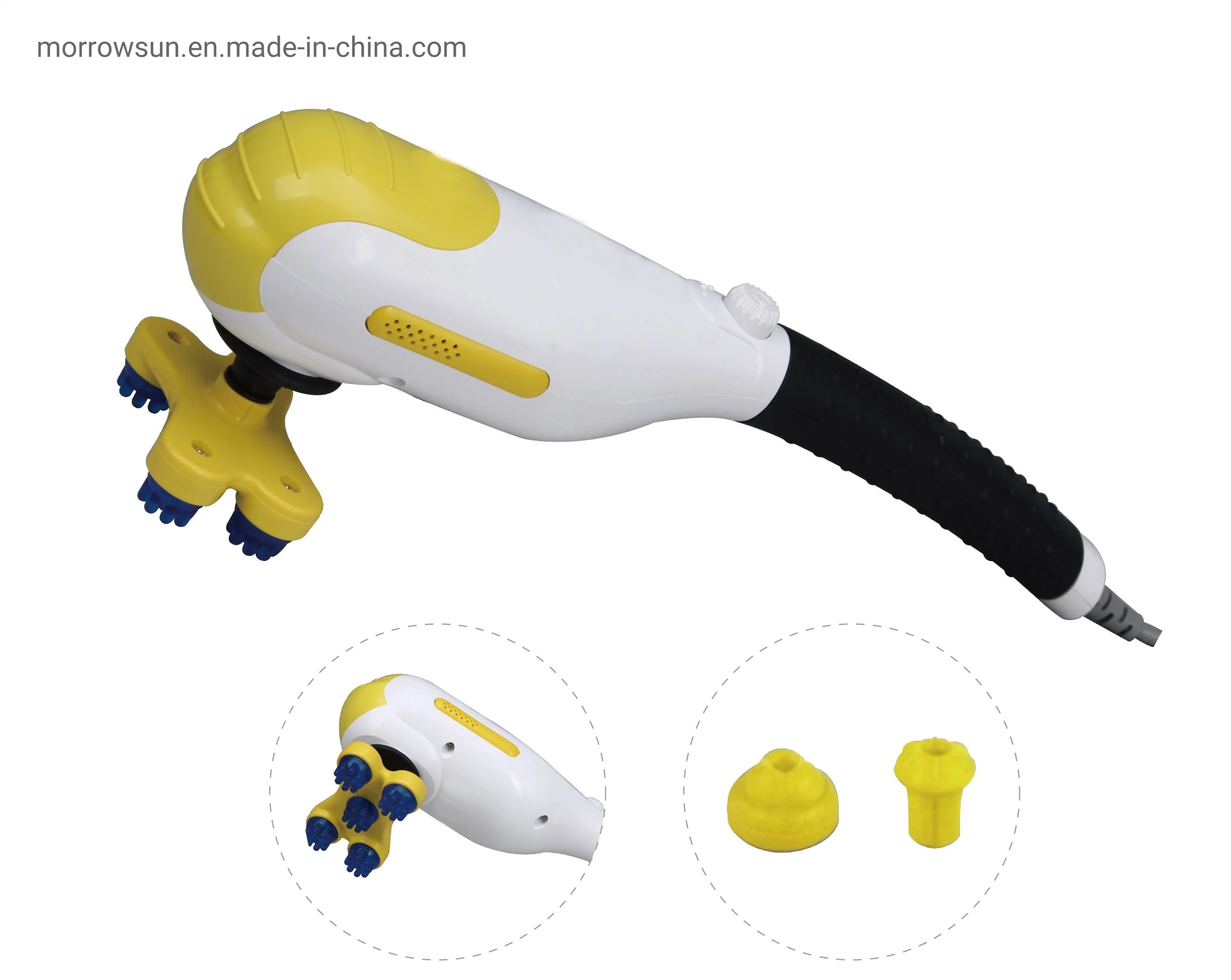 Portable Classic Multi-Function Vibrating Knocking Handheld Full Body Stepless Speed Massage Hammer Massager Sticker