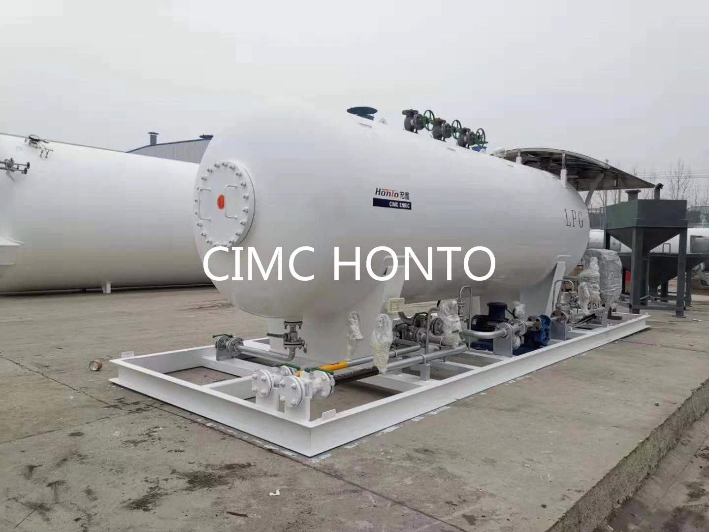 20 Tons LPG Skid Plant Filling Mobile Station