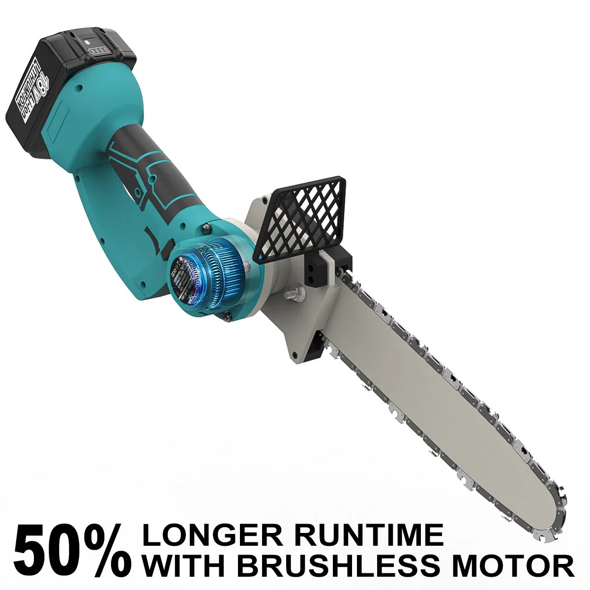 550W Mini Electric Chain Saw One-Hand Woodworking Lithium Battery Pruning Chainsaw Wood Cutter Cordless Garden Rechargeable Tool