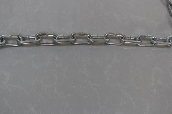 Bright Surface Zinc Plated DIN 763 Long Link Chain