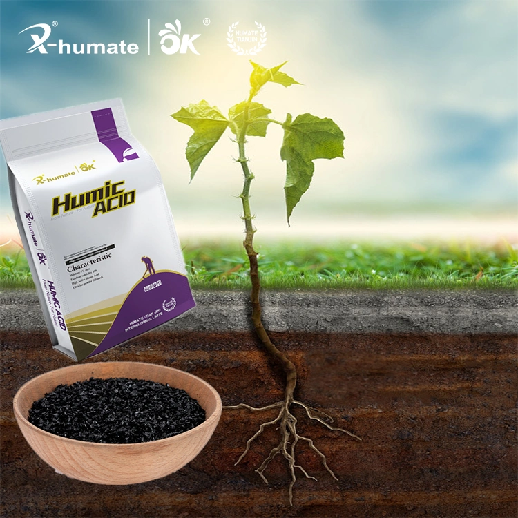 X-Humate Soluble Organic Fertilizer Super Potassium Humate 98% Flake