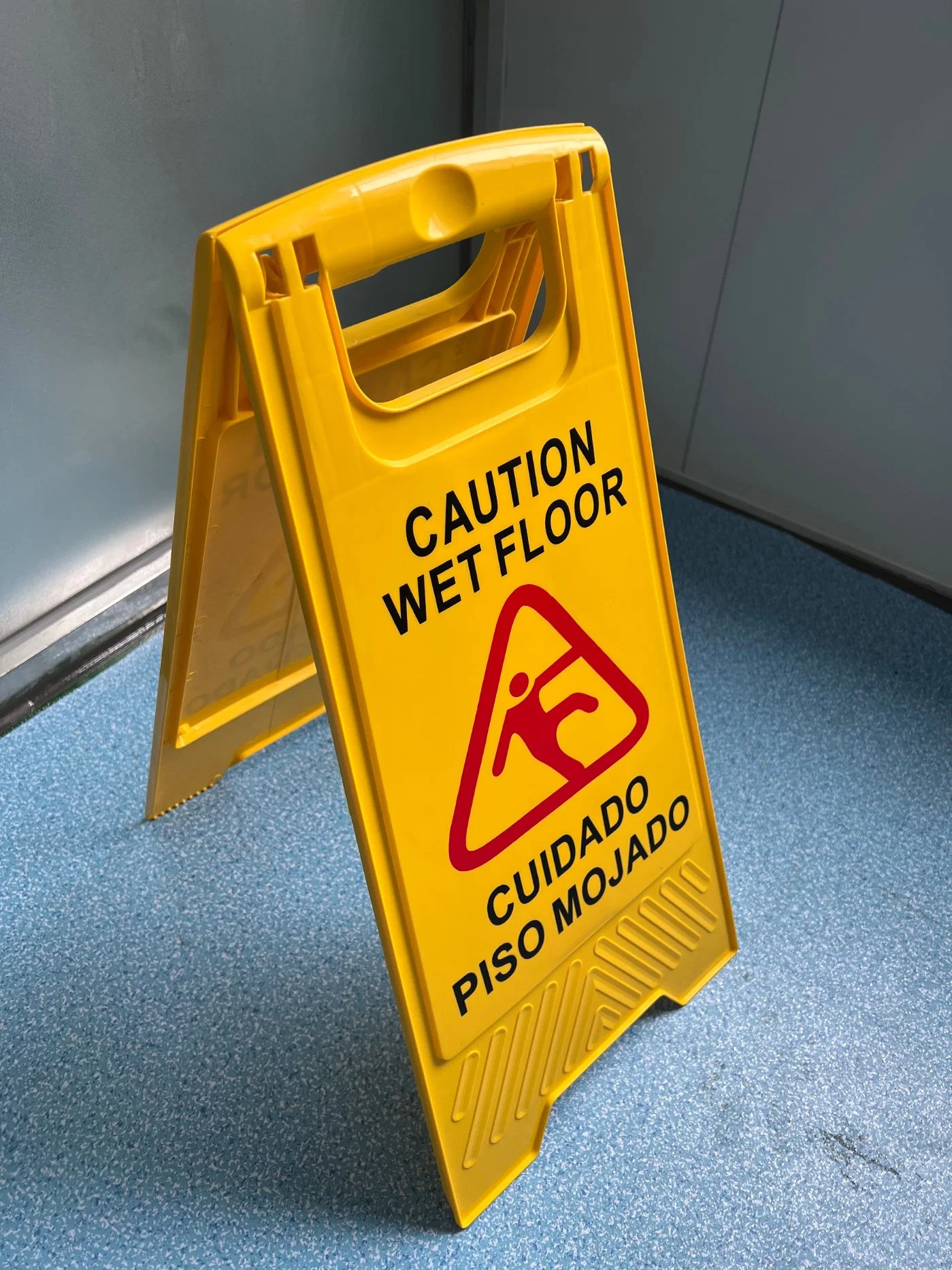 Floor Stand Warning Sign 0.7kg Windproof Caution Board
