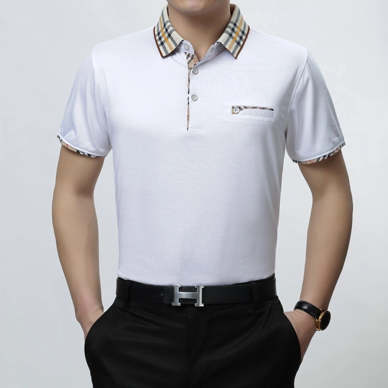 Very High quality/High cost performance  100% Cotton Polo Shirt with Embroidery Logo