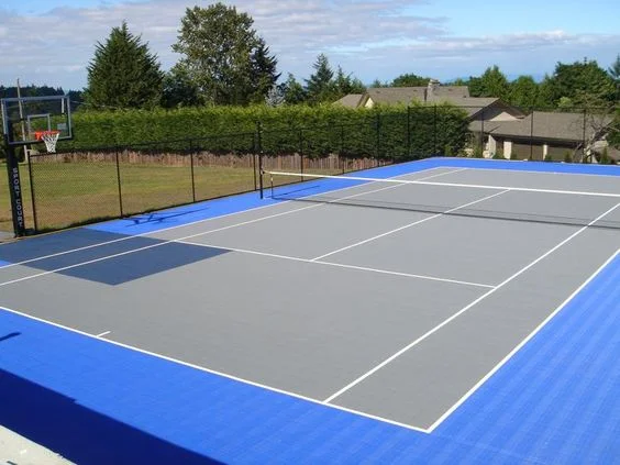 Instalação móvel Piso para Pickleball Court de 2 mm de espessura 20 * 44 FT