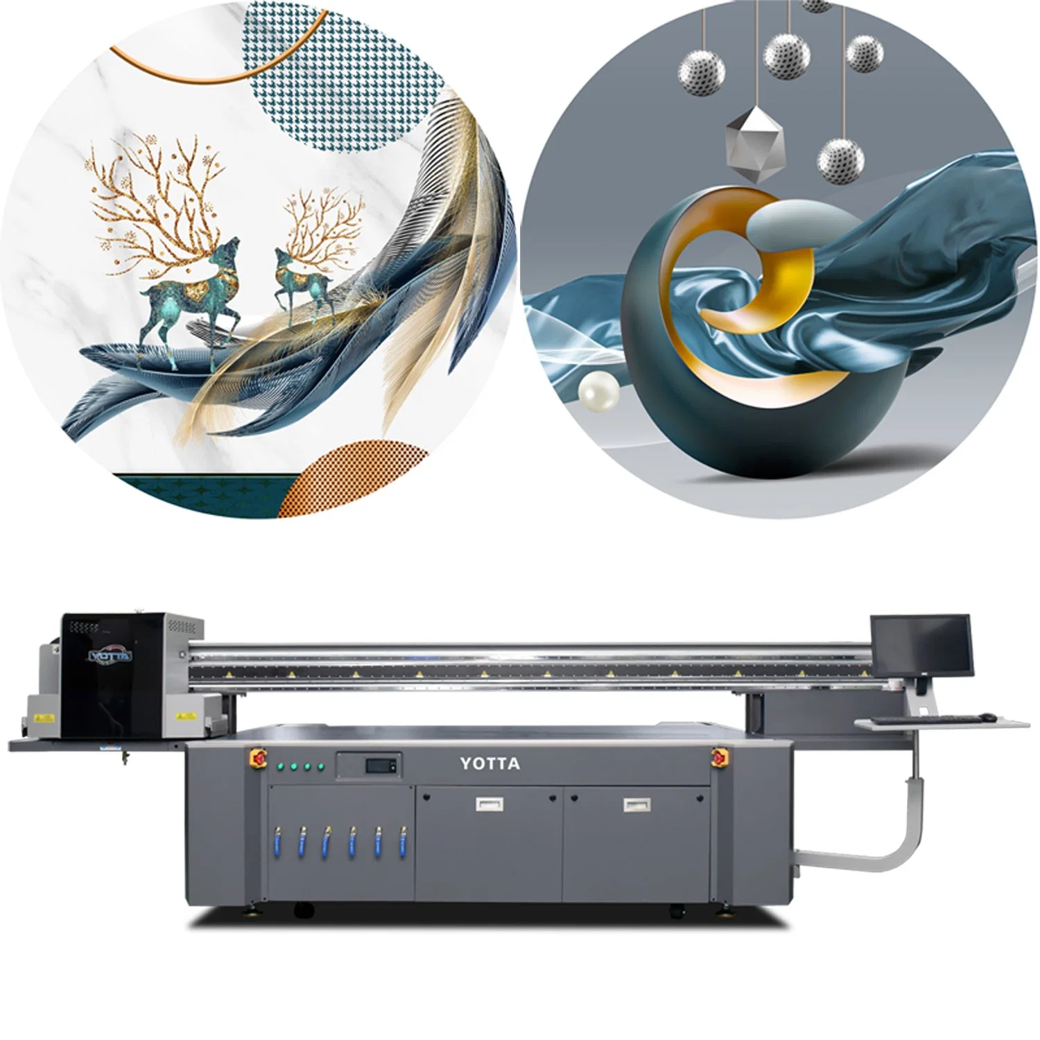 UV LED Flatbed Printer Ricoh Gen5 Gen6 Industrial Heads
