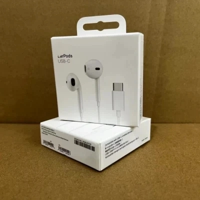 Tipo C auriculares para iPhone 15 USB C auriculares para IPhone 15 PRO Max teléfono móvil auricular