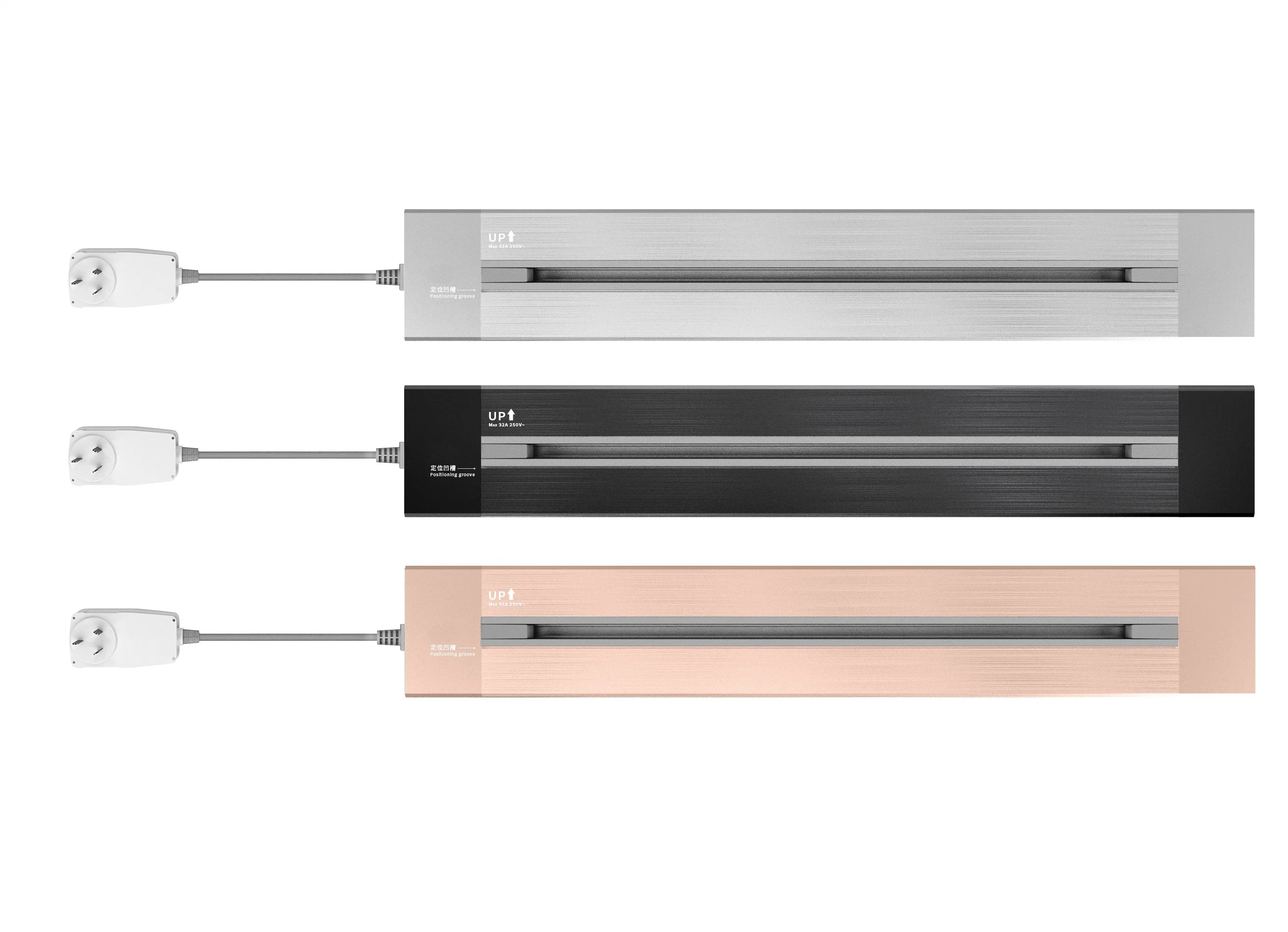 Wall Desk Mounted Office Power Strip Track Sockets