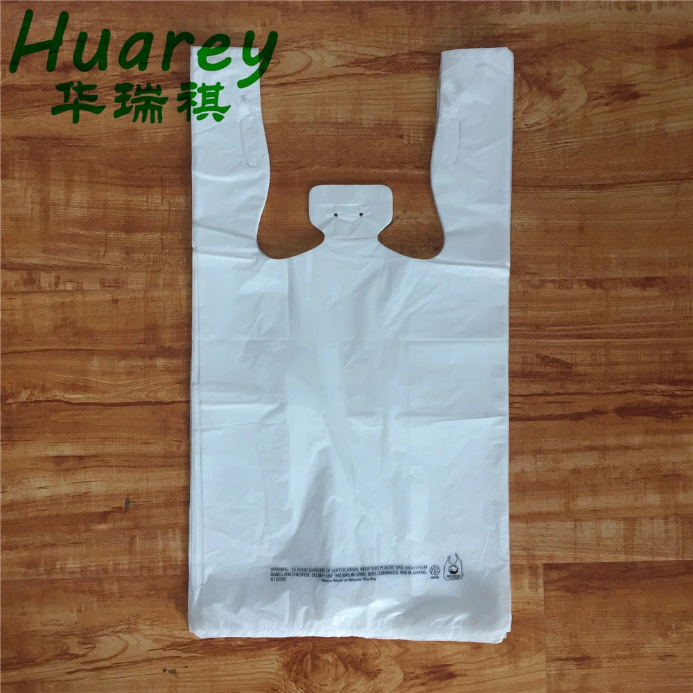 HDPE/LDPE PE Custom Degradable Biodegradable PLA Pbat Compostable Corn Starch Plastic T-Shirt/Shopping/Carrier Vest Bag