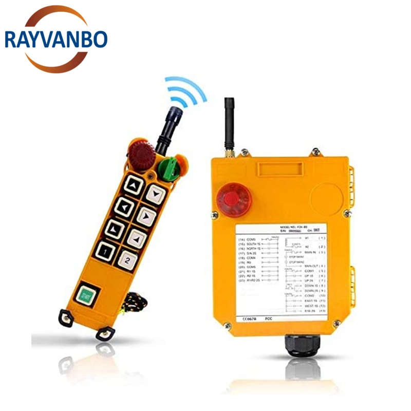 Reliable Quality Lifting F24-8d Electric Hoist Radio Remote Control for Crane