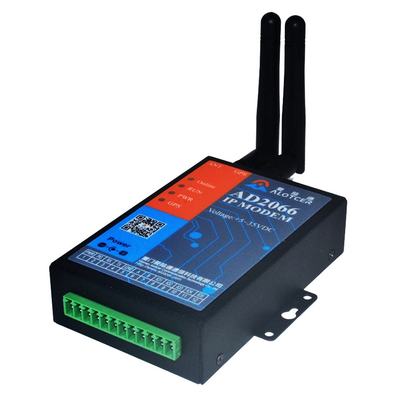 Modbus Modem sans fil GSM 4G avec emplacement pour carte SIM pour l'éclairage public